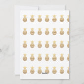 7月のクリスマスパイナップルフォトカード シーズンカード (裏面)