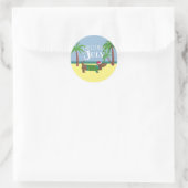 7月のクリスマスパーティー ラウンドシール (バッグ)