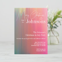 7月のクリスマスパーティー