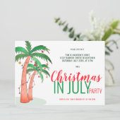 7月のクリスマスパーティー 招待状 (スタンド正面)
