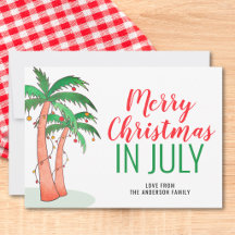 7月のクリスマスパーティー