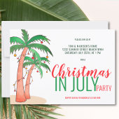 7月のクリスマスパーティー 招待状