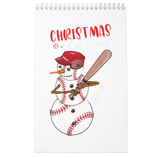 7月のクリスマスビーチサンダルサマーバケーションビーチ カレンダー (カバー)