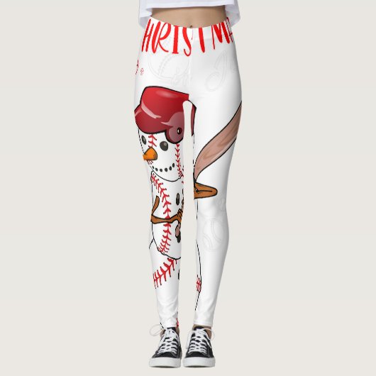 7月のクリスマスビーチサンダルサマーバケーションビーチ レギンス (正面)