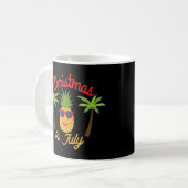 7月のクリスマスピネ コーヒーマグカップ (正面左)