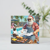 7月のクリスマスプールパーティーとサンタクロース・インヴィ セーブザデート (スタンド正面)