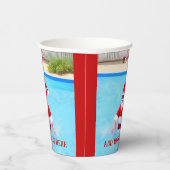 7月のクリスマスプールパーティー 紙コップ (右)