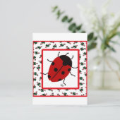 7月のクリスマスレディバグ シーズンポストカード (スタンド正面)