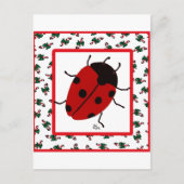7月のクリスマスレディバグ シーズンポストカード (正面)