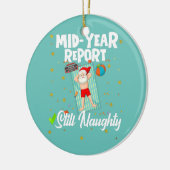 7月のクリスマス中間報告はまだいけな セラミックオーナメント (左)