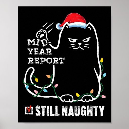 7月のクリスマス半期レポート まだ悪いサンタ ポスター (正面)