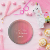 7月のクリスマス名年 ペーパープレート (パーティー)