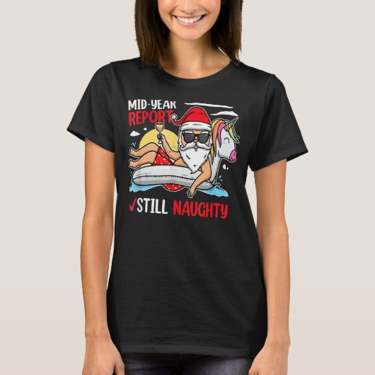 7月のクリスマス報告 Tシャツ (正面)