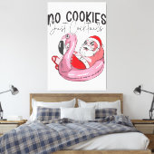 7月のクリスマス夏おもしろいのクリスマス キャンバスプリント (インサイチュ (寝室))