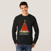 7月のクリスマス夏のデザインメロンクリスマストtr tシャツ (正面フル)