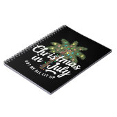 7月のクリスマス得に私は全員ライトアップ ノートブック (左側)