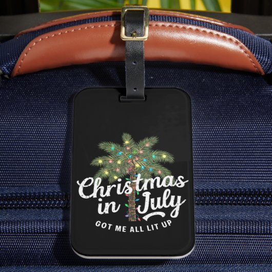 7月のクリスマス得に私は全員ライトアップ ラゲッジタグ (正面インサイチュ2)