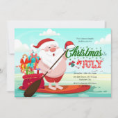 7月のクリスマス招待状 招待状 (正面)