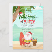 7月のクリスマス招待状 招待状 (正面)