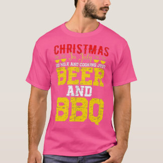 7月のクリスマス牛乳やクッキーはビールと Tシャツ