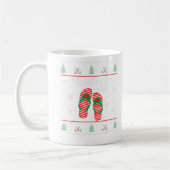 7月のクリスマス醜いクリスマスの夏 コーヒーマグカップ (左)