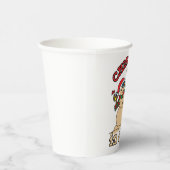 7月のクリスマス雪だるまサンドビーチ 紙コップ (右)