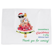 7月のクリスマス　いたずら？それともいい子？幼児の誕生日