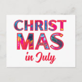 7月のクリスマス インビテーションポストカード (正面)