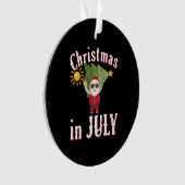 7月のクリスマス オーナメント (正面)
