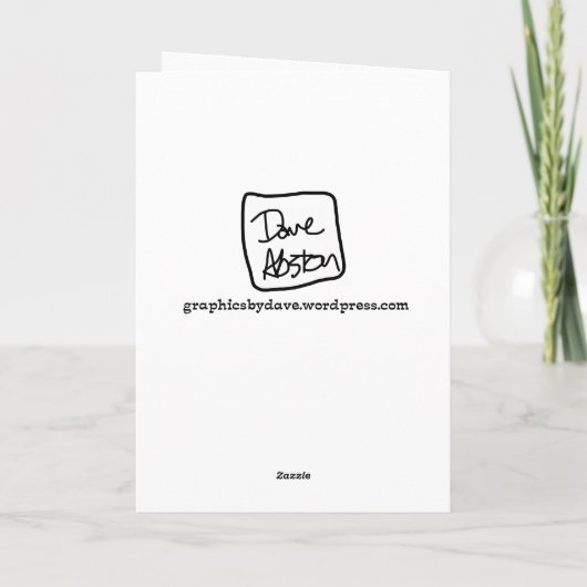 7月のクリスマス カード (裏面)