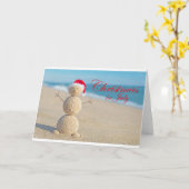 7月のクリスマス カード (黄色い花)