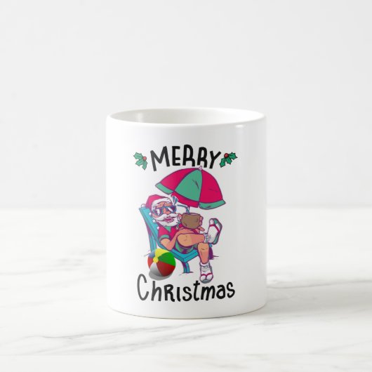 7月のクリスマス コーヒーマグカップ (中央)