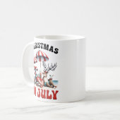 7月のクリスマス コーヒーマグカップ (正面左)