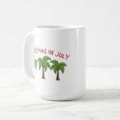 7月のクリスマス コーヒーマグカップ (正面左)