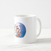7月のクリスマス コーヒーマグカップ (正面右)