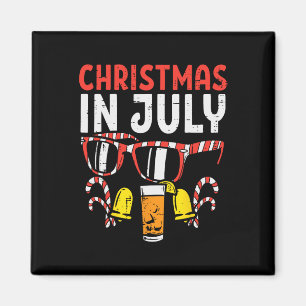 7月のクリスマス サングラス ドリンク 夏季 Xmas メンズ マグネット