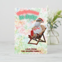 7月のクリスマス サンタさん