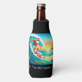 7月のクリスマス サンタクロースと一緒に ボトルクーラー (ボトル正面)