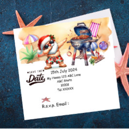 7月のクリスマス サンタクロースと一緒に！ 日程を保存  招待状