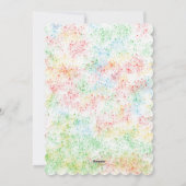 7月のクリスマス サンタ シーズンカード (裏面)