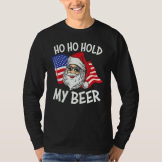 7月のクリスマス サンタ ホー ホー 4番目のクリスマス かわいい グラフィック Tシャツ