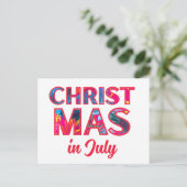7月のクリスマス シーズンポストカード (スタンド正面)