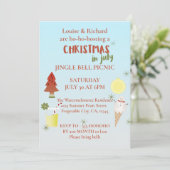 7月のクリスマス 🎄 ジンジャーベルピクニック 招待状 (スタンド正面)