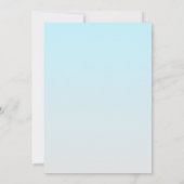 7月のクリスマス 🎄 ジンジャーベルピクニック 招待状 (裏面)