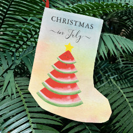 7月のクリスマス・スイカのクリスマス・ストッキング スモールクリスマスストッキング