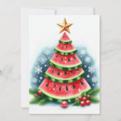 7月のクリスマス　スイカの木 シーズンカード (裏面)