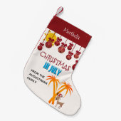 7月のクリスマス スモールクリスマスストッキング (正面 (吊り時))