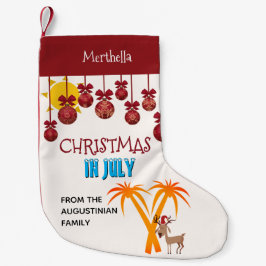 7月のクリスマス スモールクリスマスストッキング