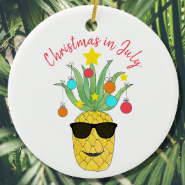 7月のクリスマス セラミックオーナメント