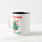 7月のクリスマス ツートーンマグカップ (正面左)